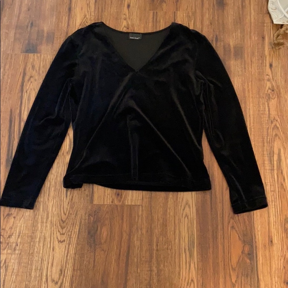 Black Velvet Shirt
